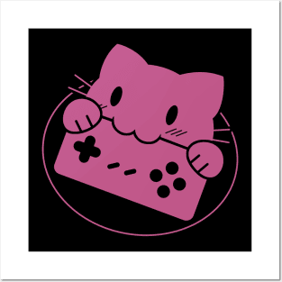 Gamer Kitty Posters and Art